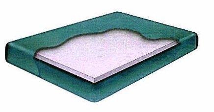Semi-waveless Mattress for Hardside Waterbed-Cal King