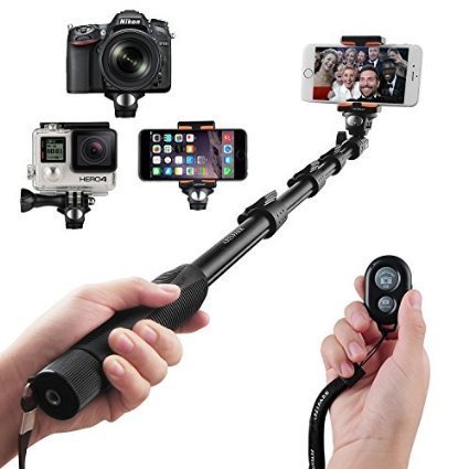Selfie stick, arespark self-portrait monopod wireless b…