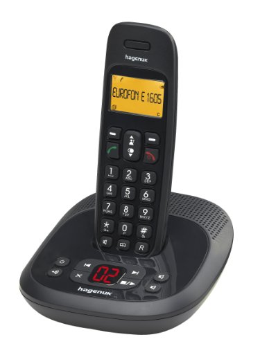 Hagenuk Eurofon E1605 Schnurlos Telefone Anrufbeantworter (1 Mobilteile) Preisvergleich