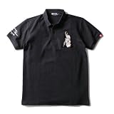 リバーサル REVERSAL ポロシャツ YAMAZAKI TAKESHI POLO SHIRTS rvap12ss060 ブラック 並行輸入品 TAKESHI