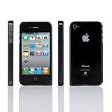 SinjimoruInLiteUltraThin0.9mmBumperCaseforiPhone4AT&T-CRYSTALBLACK