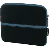 Targus Neoprene Slipskin Peel Netbook Slip Case Designed to Protect up to 10.2-Inch Netbooks TSS11101US (Black with Teal)
