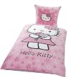 Global Labels G 50 600 HK33 115 Hello Kitty Renforce Wendebettwäsche 135 x 200 Bettbezug und 80 x 80 cm Kissenbezug