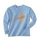 Camaro - Vintage 1968 SS - Light Blue Youth Long Sleeve Cotton Tee
