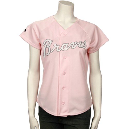 Jeff Francoeur Atlanta Braves Womens Pink Jersey