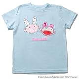 カイカイ＆キキ フェイス Tシャツfor Kids（ライトブルー） : 村上隆の画像