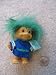 Russ Berrie..... Seahawk Troll, with Green Hair