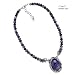 Carolyn Pollack Sterling Silver Purple Charoite Fancy Scroll Pendant Necklace image 4