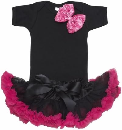 Lollipop Moon Lollipop Moon Hot Pink & Black Bowtique Tutu