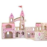 Melissa & Doug Deluxe Wooden Folding Princess Castle