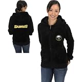 Nhl Rinkside Buffalo Sabres Women's Teddy Bear Jacket-Nhl Shop Exclusive Medium