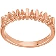 14K Rose Gold Mother's Ring - 6 Gemstone -- YOU CHOOSE THE COLORS!