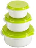 Produkt-Bild: Emsa 509741 Micro Family 3er Pack 0.5 / 1.0 / 1.5 L wei&szlig; /hellgr&uuml;n
