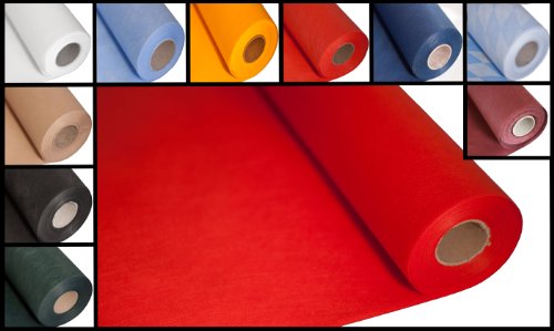 Tischdeckenrolle 25 m lang aus stoffähnlichem Vlies (Farbe & Breite nach Wahl), Weiß 1,2m x 25m, 90gr/qm, ideal für jede Party, Catering, Vereinsfeier, Geburtstagsfeier Tischdeckenrolle 25 m lang aus stoffähnlichem Vlies (Farbe & Breite nach Wahl), Weiß 1,2m x 25m, 90gr/qm, ideal für jede Party, Catering, Vereinsfeier, Geburtstagsfeier