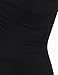 Timeson Peplum Tops for Women, Long Sleeve Crossover V Neck Wrap Front Pullover Casual Peplum Top Black XX-Large