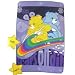 Large Care Bears Pluhs Blanket : Twin size Bears Throw Blanket