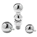 Master Lock 2867DATSC Interchangeaable Mount Hitch Ball in Chrome