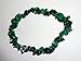 Sublime Gifts Malachite Premium Crystal Healing Chip Gemstone 7 Inch Stretch Bracelet