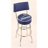 Brigham Young Cougars 30 Double-Ring Swivel Bar Stool with seat back