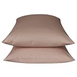 250-Thread-Count Pillowcase Set of 2 - Taupe Dusk