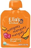 Ella's Kitchen Organic Stage 1, Mangoes Mangoes Mangoes, 2.5 Ounce (Pack of 6)