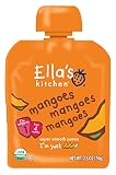 Ella's Kitchen Organic Stage 1, Mangoes Mangoes Mangoes, 2.5 Ounce (Pack of 6)