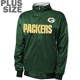 Green Bay Packers Women's Plus Size Full-Zip Track Jacket