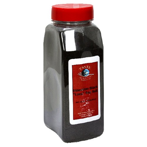 Taste Specialty Foods, Black Hawaiian Black Lava Sea Salt, 40-Ounce Jar by TASTE Specialty Foods