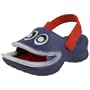 Polliwalks Toddler/Little Kid Fish Lips Sandal,Navy/Red,12 M US Little Kid