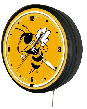 Georgia Tech Yellow Jackets Neon Clock