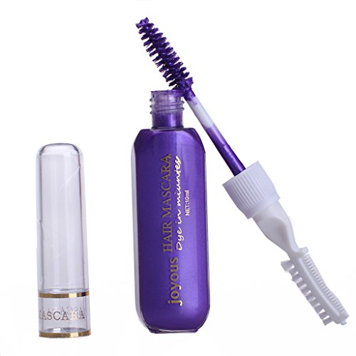 Joyous Professional Temporary Hair Color Highlights & Streaks Mascara (Purple)