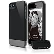 elago S5 Glide Case for iPhone 5 - Black + Extra Bottom Clip + Front Protection Film + Back Protection Film included - Full Retail Packaging