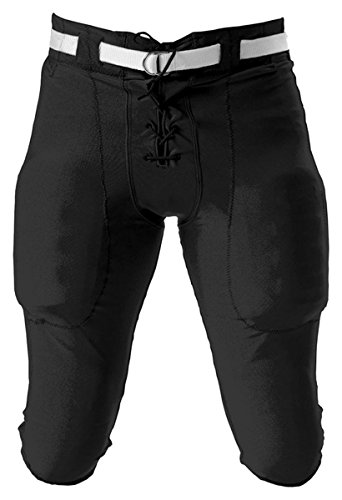 A4 Football Game Pant (Black) (4X)