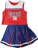 New York Giants Girl's 4-6X 2-Pc Cheerleader Jumper - Small (4)