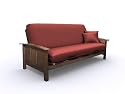 American Furniture Alliance Hermosa Metal/Wood Frame Full, Acorn