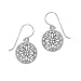 Sterling Silver Celtic Round Drop Earrings