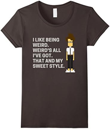 Women's Moss Sweet Style - Funny IT Crowd T Shirt Small Asphalt