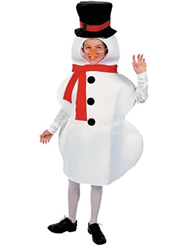 Snowman Winter Holiday Child Costume Photo NWT 4-14 Years