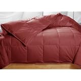 Cranberry Red Colored Feather Down Comforter - Available in King and Queen by Miller