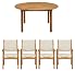 Fairmont Table 4 Chairs Set