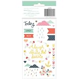 American Crafts Dear Lizzy Lucky Charm Rub On Transfers
