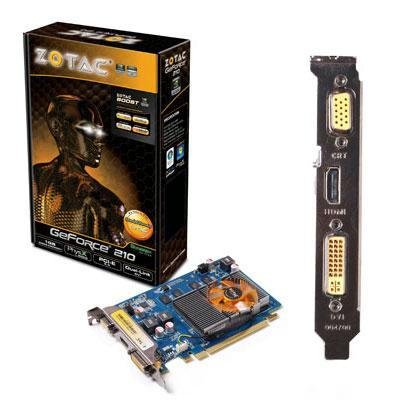 Zotac nVidia GeForce GT210 Synergy Edition 1 GB DDR2 VGA/DVI/HDMI PCI-Express Video Card ZT-20303-10L