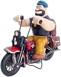 Bluto on motorcycle