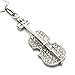 Soulbreezecollection Violin Viola Cello Fiddle Musical Music Charm Pendant Necklace Instrument Jewelry