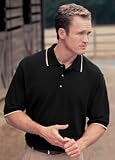 Big Mens Pursuit Short Sleeve Golf Shirt with Perspiration Management (Big & Tall and Regular Sizes)