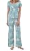 Bedhead Pajamas Cotton Ocean Etched Rose Cap Sleeve XS