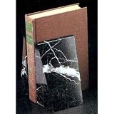 Decorative Black Zebra Marble Bookends