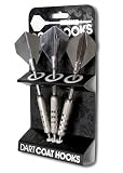 from The Gift Experience Chromed Steel Dart Coat Hooks
