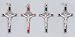 Saint Benedict Crucifix in Silvertone: 1 and 1/2'' in Height - MADE IN ITALY
