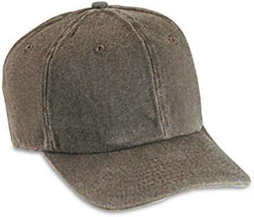 Cobra Pigment Dyed Washed Cotton Cap (Brown)